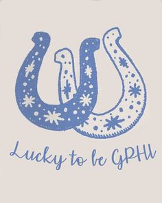 the lucky to be gphw t - shirt has snowflakes on it