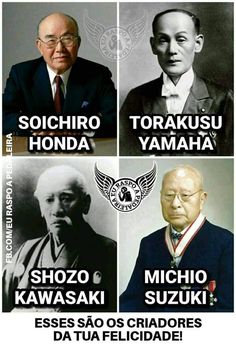 four men in suits and ties with the names of their respective countries