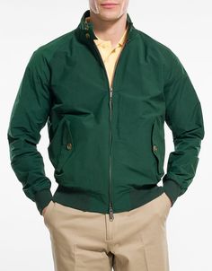 Browse the Baracuta G9 Harrington Jackets, or browse through our selection of men's suits, men's dress shirts, sportswear, or accessories. Classic Green Cotton Outerwear, Fall Green Track Jacket With Zipper, Classic Long Sleeve Track Jacket For Spring, Green Track Jacket With Zipper For Fall, Green Track Jacket With Zipper Closure For Fall, Classic Green Long Sleeve Outerwear, Classic Fitted Winter Track Jacket, Classic Fitted Track Jacket For Fall, Classic Fit Fall Track Jacket