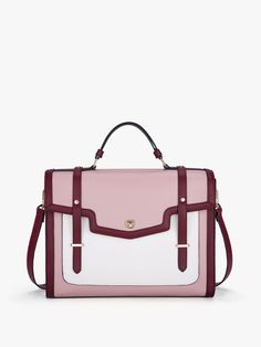 Belladonna Vintage Briefcase Wife Clothes, School Satchel, Vintage Briefcase, Vintage Messenger Bag, Vegan Bag, Briefcase Women, Pink Sale, Vegan Bags, Xiamen