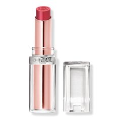 Glow Paradise Balm-in-Lipstick - L'Oréal | Ulta Beauty Drugstore Lipstick, Natural Glowy Makeup, Bare Lip, Natural Lip Colors, Lips Shades, How To Apply Lipstick, Nude Lipstick, Lip Hydration, Glowy Makeup