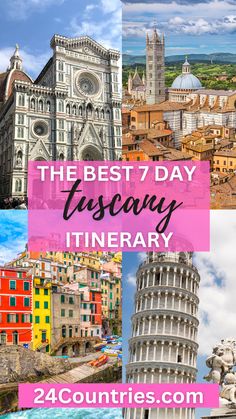 the best 7 day itinerary in italy