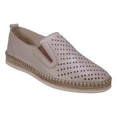 Step into elegance and comfort with the Amillie Leather Perforated Women's Flat. Crafted in Turkey with meticulous attention to detail, these flats exude sophistication. The perforated leather upper adds a touch of refinement to your look, while the leather lining offers a luxurious feel against your skin. Equipped with memory foam insoles, these flats provide exceptional cushioning and support, ensuring all-day comfort. The Turkish craftsmanship shines through in every stitch, making the Amilli Spring Slip-on Flats With Perforations, White Leather Flats With Perforated Toe Box, Beige Flats With Perforated Toe Box For Spring, Beige Spring Flats With Perforated Toe Box, Summer Leather Slip-ons With Perforations, Leather Slip-ons With Perforations For Summer, Leather Slip-on Flats With Perforations, Leather Slip-ons With Perforations And Flat Heel, Slip-on Flats With Perforations