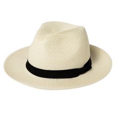 PRICES MAY VARY. Packable and Foldable - The Fedora hats are packable and foldable to be easily carried inside your bag,great for cruise & travel, beach vacation, outdoor hiking and the like. Also it can regain its shape easily. Wide Brim Hat with UV Protection - Comhats straw hat features with 2.75- 3.15 inch (7-8cm) wide brim provides a perfect shade to your head,face and neck;Straw panama hat can provide UPF 50 rated protection ! Stylish Fashion Accessory - We have more straw hats with unique Fedora Hat For Women, Straw Panama Hat, Straw Fedora Hat, Comfortable Headbands, Pool Garden, Hat Wide Brim, Fedora Hat Women, Fedora Hats, Straw Fedora