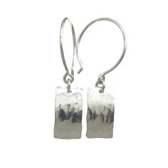 Cadence Silver Earrings, Rectangle $45.00 https://cloverleafjewelry.com Silver Hammered Rectangular Pendant Jewelry, Modern Hammered Rectangular Earrings, Silver Oblong Earrings, Silver Oblong Everyday Jewelry, Hammered Silver Rectangular Jewelry, Rectangular Silver Hammered Jewelry, Rectangular Hammered Silver Jewelry, Everyday Silver Oblong Jewelry, Silver Rectangular Everyday Earrings