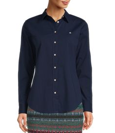 Shop for Lauren Ralph Lauren Easy Care Point Collar Long Sleeve Cotton Blend Shirt at Dillard's. Visit Dillard's to find clothing, accessories, shoes, cosmetics & more. The Style of Your Life. Ralph Lauren Style, Dillard's, Classic Shirt, Sleeve Cotton, Lauren Ralph Lauren, Work Wear, Barrel, Latest Trends, Fashion Dresses