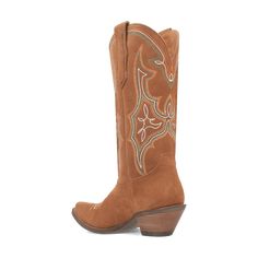 Spice up your wardrobe in the Dingo1969 Hot Sauce leather boot. Standing at 13-inches tall, handcrafted with suede leather adorned with electric stitching for a showstopping design. Elevated with a 2-inch heel, snip toe and cushion comfort insole creating a timeless western silhouette Brown Suede-lined Boots For Rodeo, Western Wide Calf Suede Knee-high Boots, Western Suede Wide-calf Knee-high Boots, Western Brown Leather Knee-high Boots, Western Style Suede Wide Calf Knee-high Boots, Western Style Brown Leather Knee-high Boots, Western Knee-high Boots With Suede Lining For Fall, Brown Suede Knee-high Boots With Snip Toe, Western Boots With Suede Lining For Winter