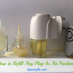 there are many different types of air fresheners on the shelf