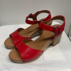 Style & Co Red Sandals Size 8 Never Worn Bundle Two Or More Items And Receive An Additional Discount Surprise Gifts Included With Every Purchase Red Sandals With Buckle Closure For Spring, Trendy Red Sandals With Buckle Closure, Casual Red High Heel Sandals, Casual Red Open Heel Sandals, Casual Red Heels For Spring, Red Ankle Strap Casual Heels, Red Heels With Buckle Closure For Spring, Casual Red Heels With Ankle Strap, Red Casual Ankle Strap Heels