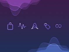 an abstract background with the word ama written in purple and blue