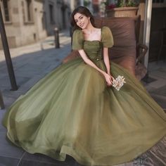 Lasaky - Exquisite Adult Evening Dress in Green for Hosts and Aesthetic Events Party Dress Green, Green Evening Dresses, Green Evening Dress, Mori Fashion, Slim Fit Dresses, Prom Party, Dress Robes, Classic Dress, Prom Party Dresses