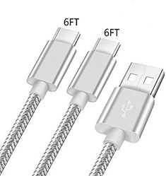 three different types of usb cables are shown side by side, one is white and the other is silver