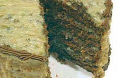 a close up of a piece of cake on a plate with one slice cut out