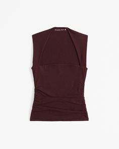 Women's The A&F Ava Top | Women's Tops | Abercrombie.com Abercrombie Aesthetic, Structured Outfits, Teaching Fits, Abercrombie And Fitch Hoodie, Abercrombie And Fitch Bodysuit, Abercrombie And Fitch Babydoll Top, Abercrombie And Fitch Fierce, Portrait Neckline, Digital Wardrobe