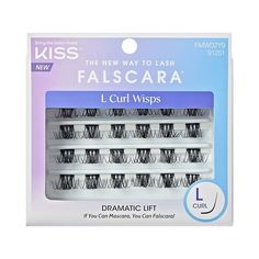 What's so unique about Falscara? Unlike traditional falsies, Falscara WISPS are tiny clusters of featherlight false lashes that go under your natural lashes, so the bands aren't visible. That's what makes them look so natural! Salon style lash extensions, minus the hassle & expense. Gentle formula, safe on natural lashes. WISPS come in Petite Volume, Extra Drama, Lengthening and Natural Wispy designs. WISPS also come in 10-WISP packs and in Falscara value priced Kits. Color: Black. False Eyelash Extensions, Salon Style, Fake Eyelashes, Natural Lashes, Eyelash Extension, False Lashes, Black Style, Lash Extensions, False Eyelashes