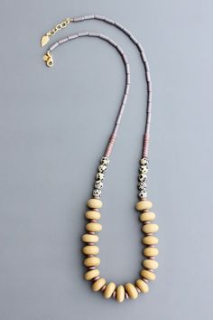 34” necklace with glass, jasper, and magnesite. 1 inch extender. Long Single Strand Beaded Necklace, Artisan Single Strand Long Necklace, Brown Long Beaded Necklace, Adjustable Long Gemstone Beads Necklace, Brown Long Necklace With Large Beads, Brown Large Beads Long Necklace, Long Gemstone Beaded Necklace, Hand-strung Long Necklace, Adjustable Double Strand Czech Glass Necklaces