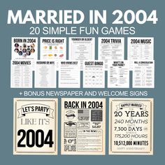 this is an image of wedding games