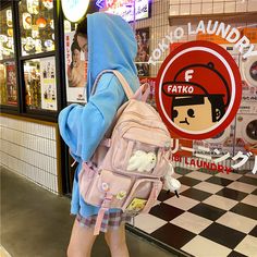 Size: length 30cm, width 12cm, height 41cm Brand Name: CyflymderMain Material: NylonOrigin: CN(Origin)Technics: JacquardGender: WOMENBackpacks Type: SoftbackCapacity: 20-35 LitreInterior: Interior Slot PocketInterior: Interior CompartmentHandle/Strap Type: Soft HandleItem Type: BackpacksDecoration: NoneClosure Type: zipperRain Cover: NoExterior: Silt PocketCarrying System: Arcuate Shoulder StrapLining Material: PolyesterStyle: Preppy StylePattern Type: Solid Large Capacity Backpack, Backpack Waterproof, Book Bags, Backpack Decoration, Cute Purses, Rain Cover, Kawaii Girl, Travel Book, Cute Woman