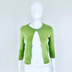 I just added a new item to eBay, I.N.C Green Silk Blend Beaded Cardigan Size  P! #eBay #eBaySeller Spring Crew Neck Cardigan For Layering, Elegant Crew Neck Spring Outerwear, Elegant Cotton Crew Neck Cardigan, Fitted Cotton Shrug For Spring, Fitted Crew Neck Cardigan For Summer, Elegant Fitted Cotton Cardigan, Fitted Crew Neck Summer Cardigan, Elegant Crew Neck Cardigan For Spring, Elegant Crew Neck Cotton Cardigan