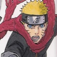 a drawing of naruto from the anime