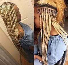 Black Women Blonde Braids, Updo Ponytail, African Hair Braiding, Braiding Hairstyles, Igbo Bride, Braids For Black, Tree Braids, Blonde Box Braids