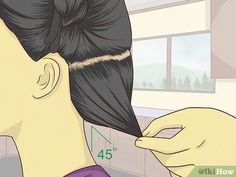 3 Ways to Cut the Back of a Bob Haircut - wikiHow Haircut Options, Kids Short Haircuts, Kids Bob