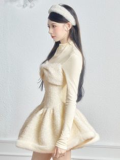 ❤Milky Big Bow Flared Dress + Fur Short Jacket❤︎
This item will take 3-4 weeks to ship. Dress Fur, Short Coats, Y2k Clothing, Flared Dress, 2023 Autumn, Big Bow, Big Bows, Dress Set, Short Coat