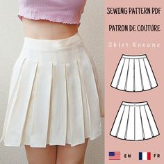 the skirt is made with pleated fabric and has an attached waistline for added support