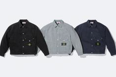 STONE ISLAND® | SUPREME®_ NOW AVAILABLE IN ASIA Now available in Asia on stoneisland.com and in selected Stone Island stores. In the Chinese mainland also through WeChat Store. Shell Outfit, Fashion Mark, Shutter Island, Entertainment Design, Leather Outerwear, Brand Magazine, Next Fashion, Fall 2023, Soft Shell