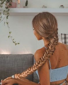 Fishtail Braids, Hey Beautiful, Fishtail Braid, Cool Braid Hairstyles, Half Up Hair, Box Braids Hairstyles, Fish Tail Braid, Long Hair Cuts, Make Up Bag