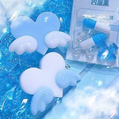 Tenshi Kaiwai Wallpaper, Webcore Aesthetic Blue, Blue Objects Aesthetic, Tenshi Kaiwai Aesthetic, Blue Kawaii Aesthetic, Kawaii Blue Aesthetic, Pretty Blue Aesthetic, Blue Cutecore, Cute Blue Aesthetic