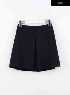 Black / S/M Pleated Skirts, Trendy Designs, Detail Shop, Pleated Mini Skirt, Preppy Style, Fashion Games, Pleated Skirt, Solid Black, Fashion Collection