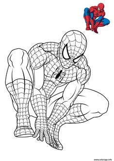 the amazing spiderman coloring pages for kids to print out and color with their own hands