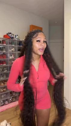 Exotic Hairstyles, Vacation Hairstyles, Messy Braids, Waterfall Braid, Girls Hairstyles Braids, Long Braids, Goddess Braids, Braid Styles, Box Braids