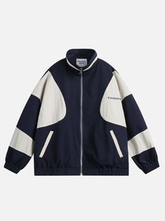 Aelfric Eden Patchwork Bomber Jacket – Aelfric eden Underground Clothing, Top Streetwear Brands, Navy Outfit, Streetwear Essentials, Korean Streetwear, Wardrobe Stylist, Vintage Patchwork, Trendy Summer Outfits, Clothing Details