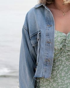 The perfect cropped denim jacket... essential for all seasons! How can you beat this price?!?