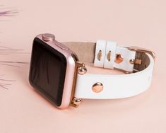 Handmade Adjustable White Watch Bands, Adjustable White Apple Watch Bracelet Strap, Adjustable White Apple Watch Band, Adjustable White Bracelet Strap Apple Watch Band, Luxury White Adjustable Apple Watch Band, Luxury Adjustable White Apple Watch Band, Handmade White Watch Bands For Gift, Handmade White Watch Bands As Gift, Luxury Adjustable White Watch Bands