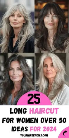 Embracing Elegance: 25 Long Haircuts for Women Over 50 Gray Hair Layered Hairstyles, Long Hair Styles Over 50, Long Hairstyles For Women Over 50, Long Hair 50 Year Old Women, Long Hair Styles For 50+ Women, Long Hair Over 50 Older Women, Long Hair Over 60 Aging Gracefully, Long Haircuts For Women, 2024 Haircut