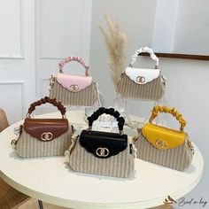 Bird in Bag - New fashion bump color woven small square bag shoulder bag hand rattan vacation crossbody straw bag Street Trends, Bird In Bag, Square Bag, Bag Shoulder, Bump, Straw Bag, Stand Up, New Fashion, Straw