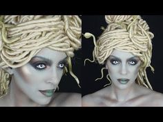 Medusa Snake Hair, Medusa Wig, Modern Medusa, Medusa Halloween Costume, Medusa Makeup, Medusa Hair, Medusa Snake, Medusa Costume, Snake Hair