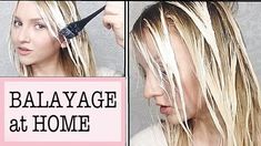 Balayage At Home - How to from YouTube beauty blogger Aly Art. Dark roots blonde sunkissed hair highlights DIY at home bleach reversed Balayage At Home, Aly Art, Highlights Diy, Blonde Hair At Home, Icy Blonde Balayage, Sunkissed Hair