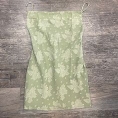 Size Large Spaghetti Strap Style Super Pretty Color! New With Tags Spring Green Mini Dress With Straight Neckline, Green Mini Dress With Straight Neckline For Spring, Green Mini Dress With Straight Neckline For Brunch, Secret Dress, Pretty Colours, Spaghetti Strap, The Secret, Spaghetti, Mini Dress