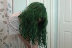 Dark Green Hair, Dyed Hair Inspiration, Scene Hair, Dye My Hair, Dream Hair, Green Hair