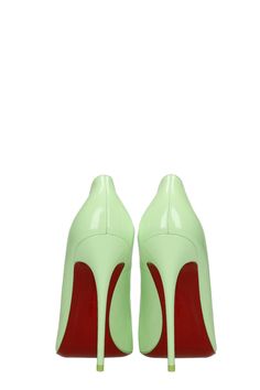 So kate Pumps in green leather, pointed toe, 130 mm heel, leather sole, Made in Italy Louboutin So Kate, Kurt Geiger Heels, Christian Louboutin So Kate, Margiela Shoes, So Kate, Zegna Shoes, Sneaker Wedge, Green Leather, Manolo Blahnik