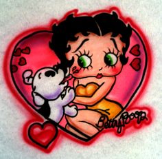 a drawing of a boy holding a teddy bear in front of a heart with the word snooppop on it