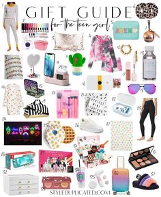 the ultimate gift guide for the teen girl in your life, including shoes and accessories