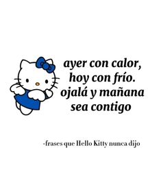 a hello kitty saying that is in spanish