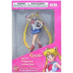 the sailor moon action figure is in its package