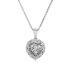 1/3 CTW Diamond Heart Halo Ring Earring 18" Pendant in Rhodium Plated Sterling SilverHearts symbolize love and affection for someone. They are the ideal gift to celebrate friendship devotion and enduring love. The creation of the heart shape to signify love was first reported at the end of the Middle Ages. Diamond White Jewelry For Valentine's Anniversary, White Gold Heart Pendant With Prong Setting, White Gold Heart Pendant Jewelry With Prong Setting, Classic Open Heart Jewelry For Valentine's Day, Anniversary Cubic Zirconia Heart Necklace With Round Cut, Anniversary Heart Necklace In Cubic Zirconia With Round Cut, Classic Cubic Zirconia Jewelry For Valentine's Day, White Gold Double Heart Jewelry With Cubic Zirconia, Classic Double Heart White Gold Jewelry