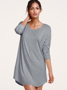 Victoria's Secret Supersoft Oversized Sleepshirt $38 Plus Size Dress Outfits, Bed Time, Sleep Wear, Sleep Dress, Night Wear, Lovely Clothes, Shoot Inspiration, Sleep Shirt, Nightgowns